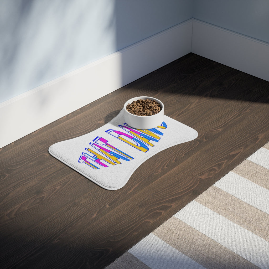 Colorful Vibrant Pet Feeding Mat for Stylish Homes
