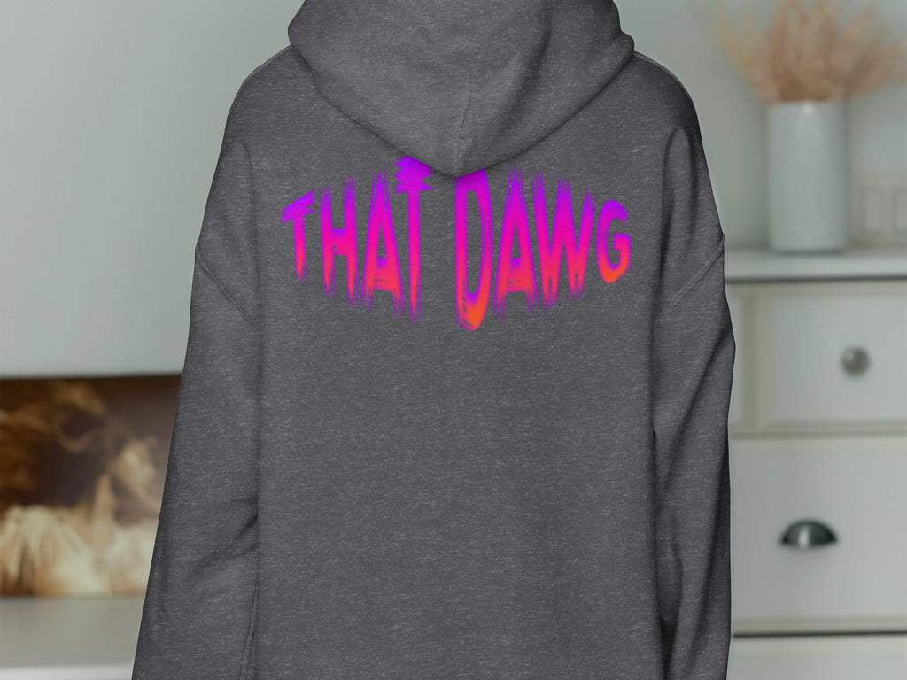 That Dawg Hoodie with Bold Colorful Text product type