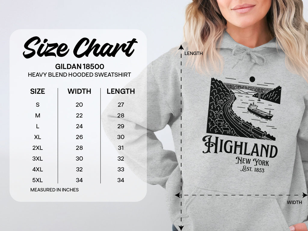 Highland New York Est 1853 Hooded Sweatshirt