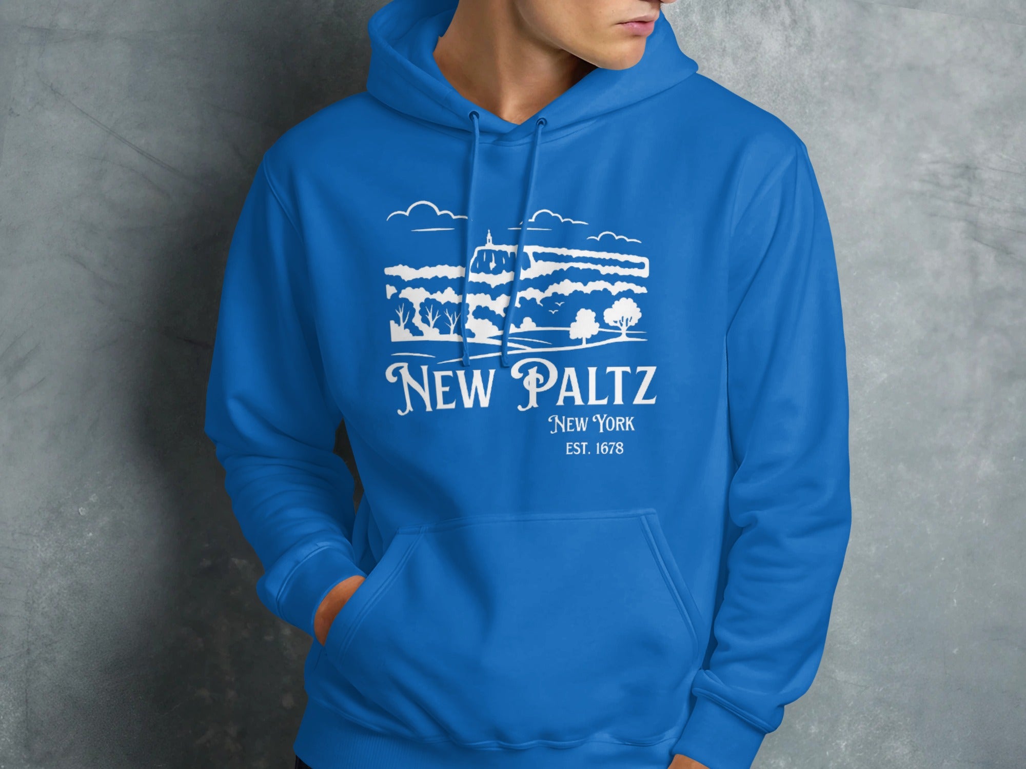 New Paltz New York EST 1678 Graphic Hoodie Product