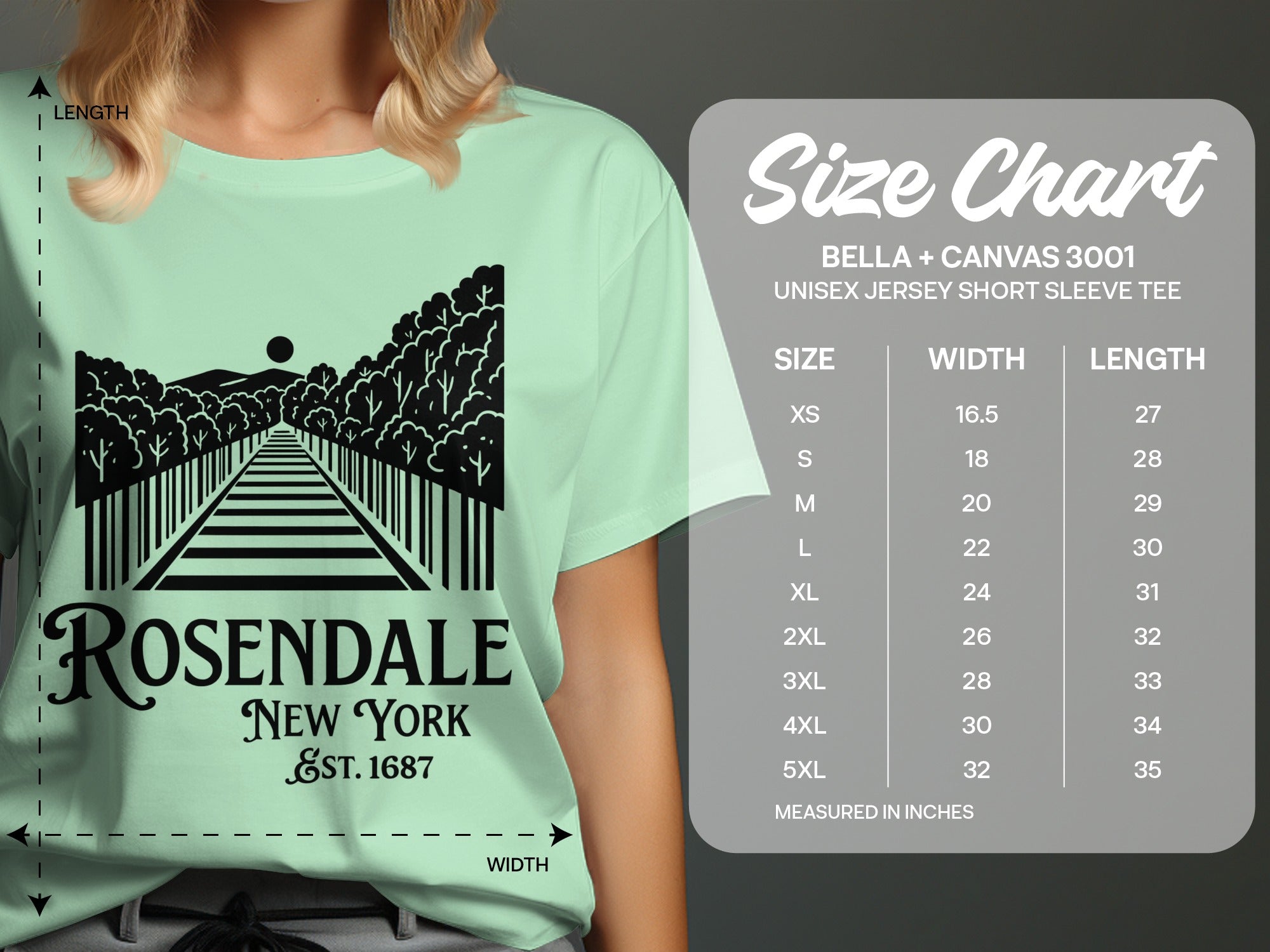 Rosendale New York Est. 1687 Short Sleeve T-Shirt