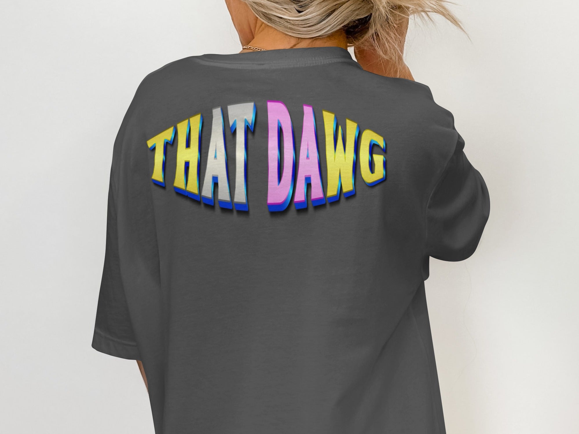 Bold Graphic That Dawg Statement Tee product