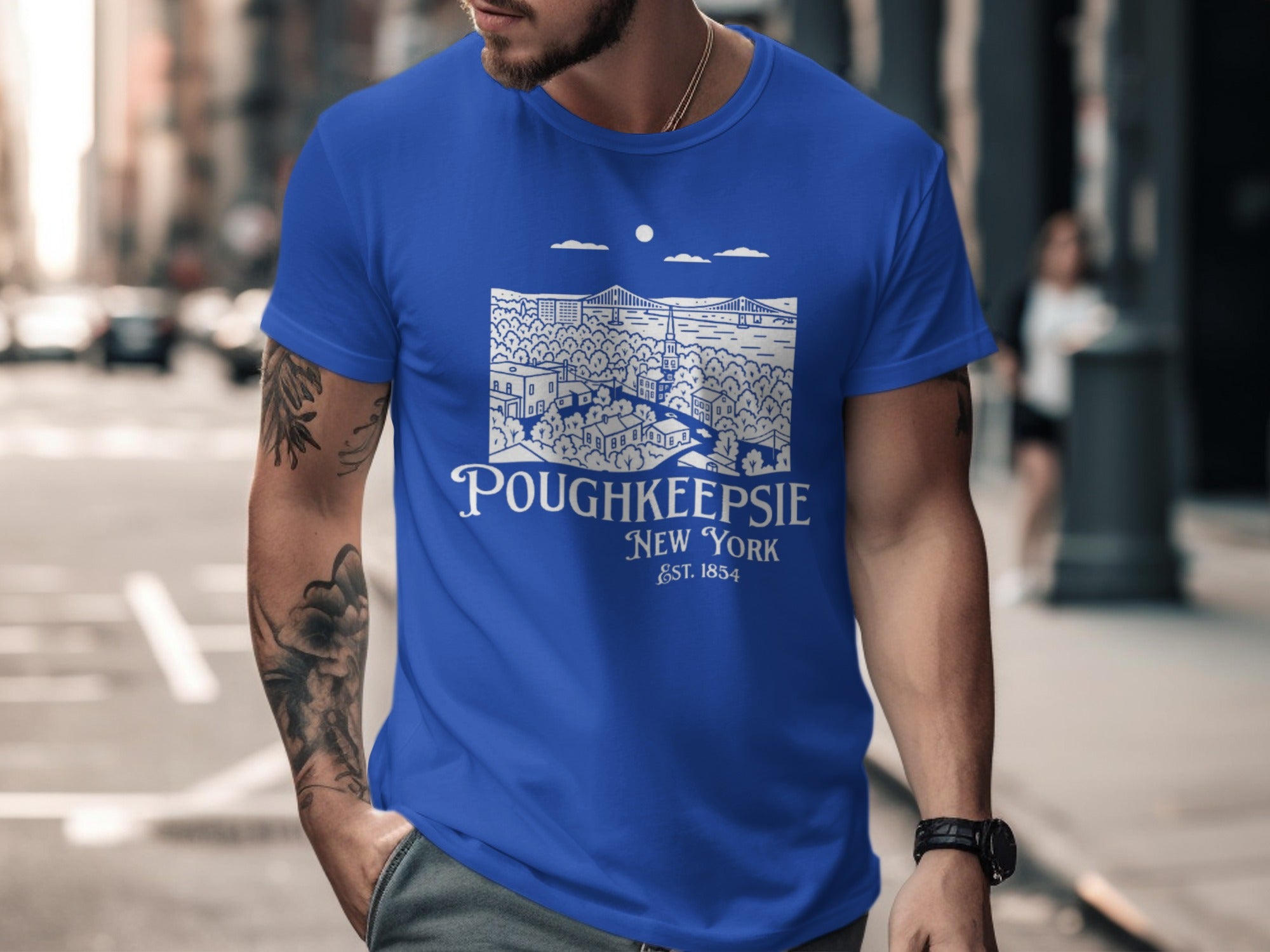 Poughkeepsie New York Est 1884 Graphic Tee Product