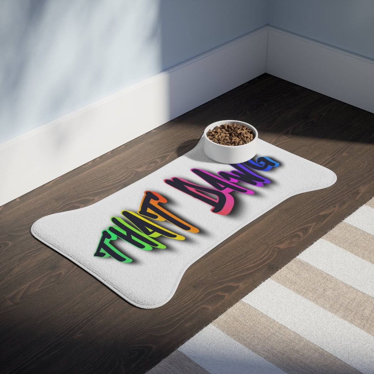 THAT DAWG Food Bowl Mat Colorful Design