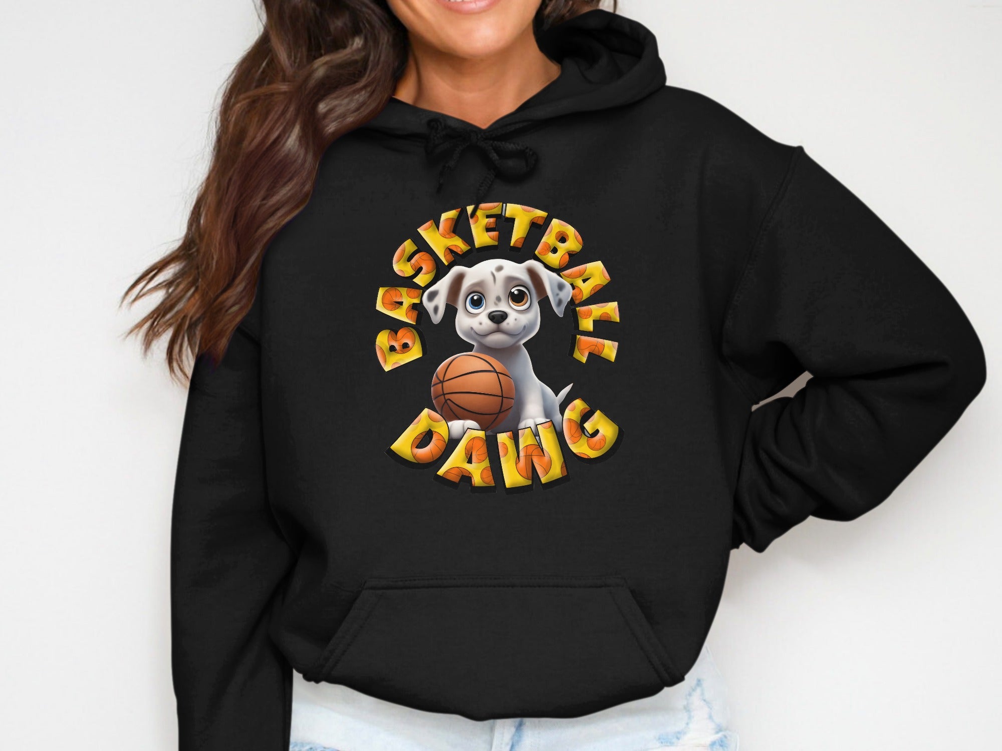 Basketball Dawg Graphic Hoodie