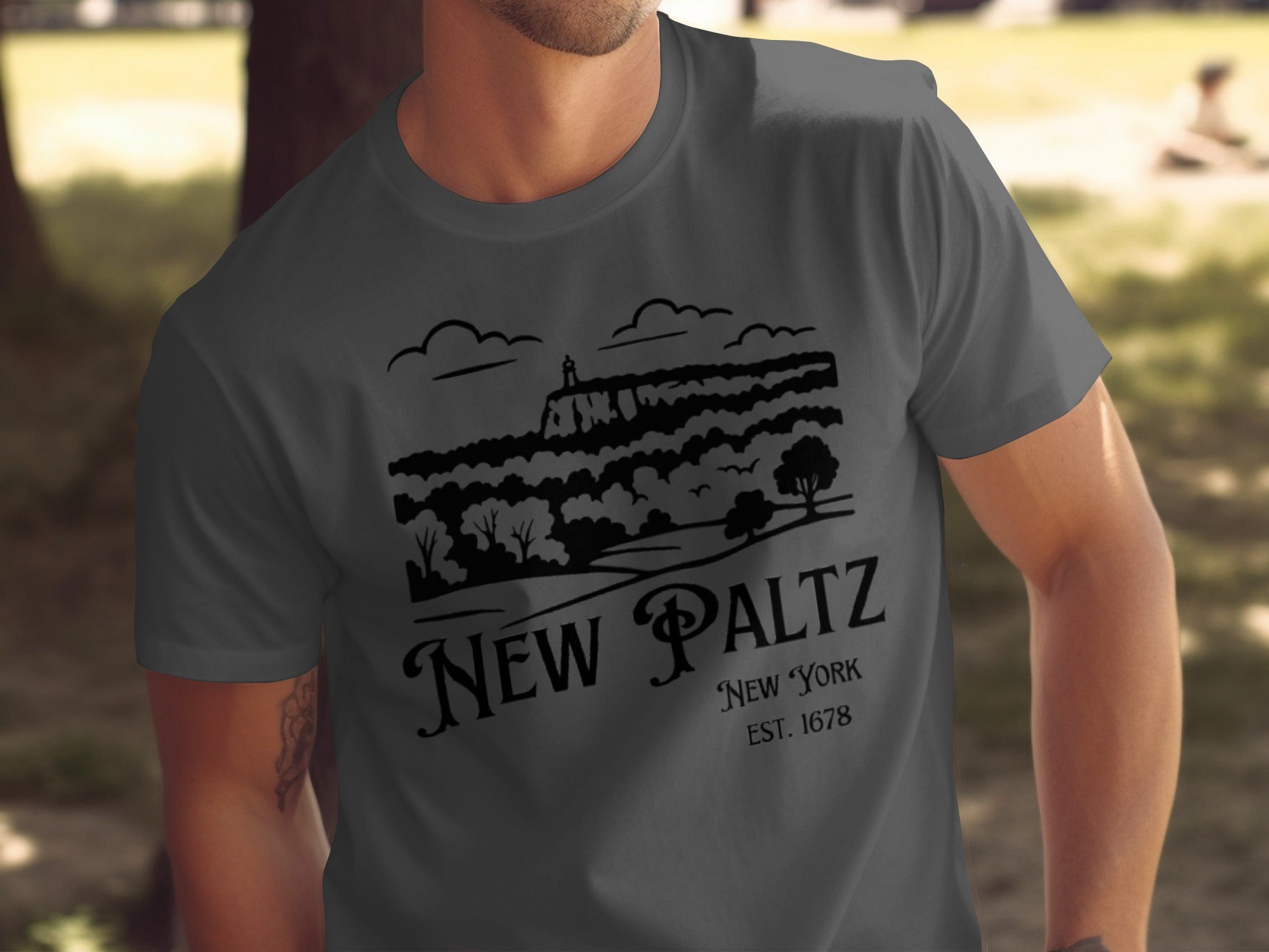 New Paltz New York Est 1678 Graphic T-Shirt