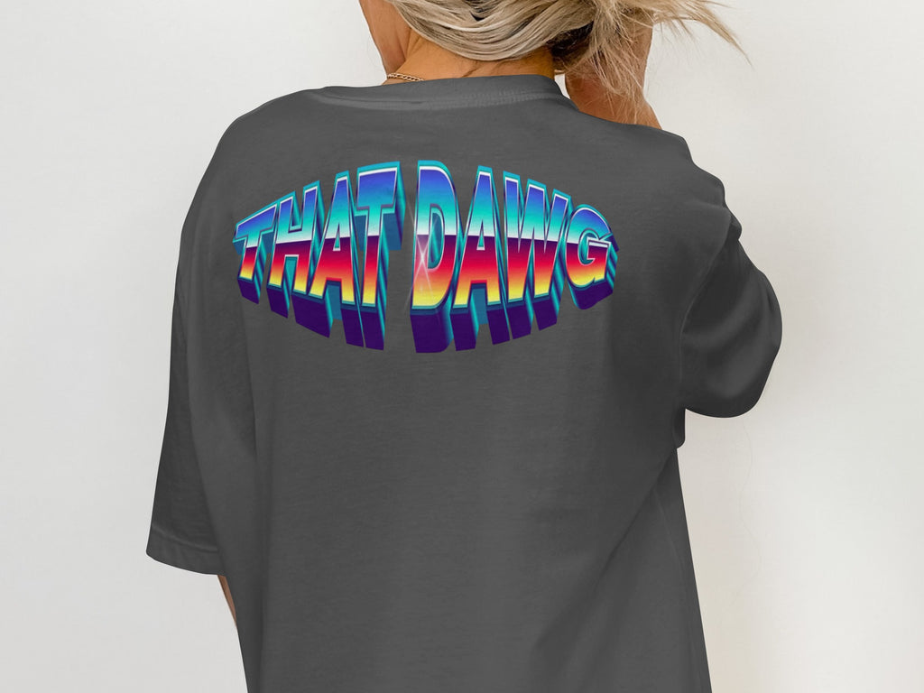 THAT DAWG Colorful Graphic Print T-shirt product