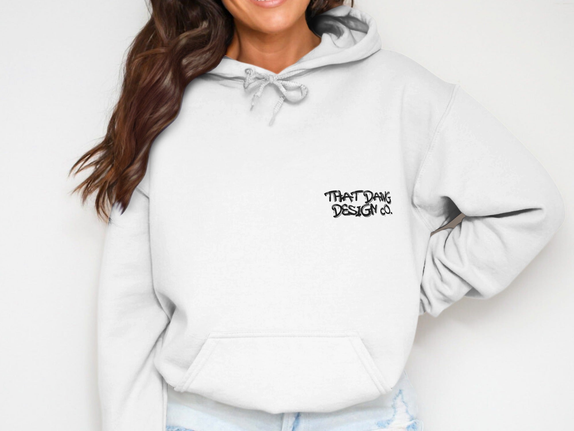 Thrift Dang Design Co uniquely styled hoodie product