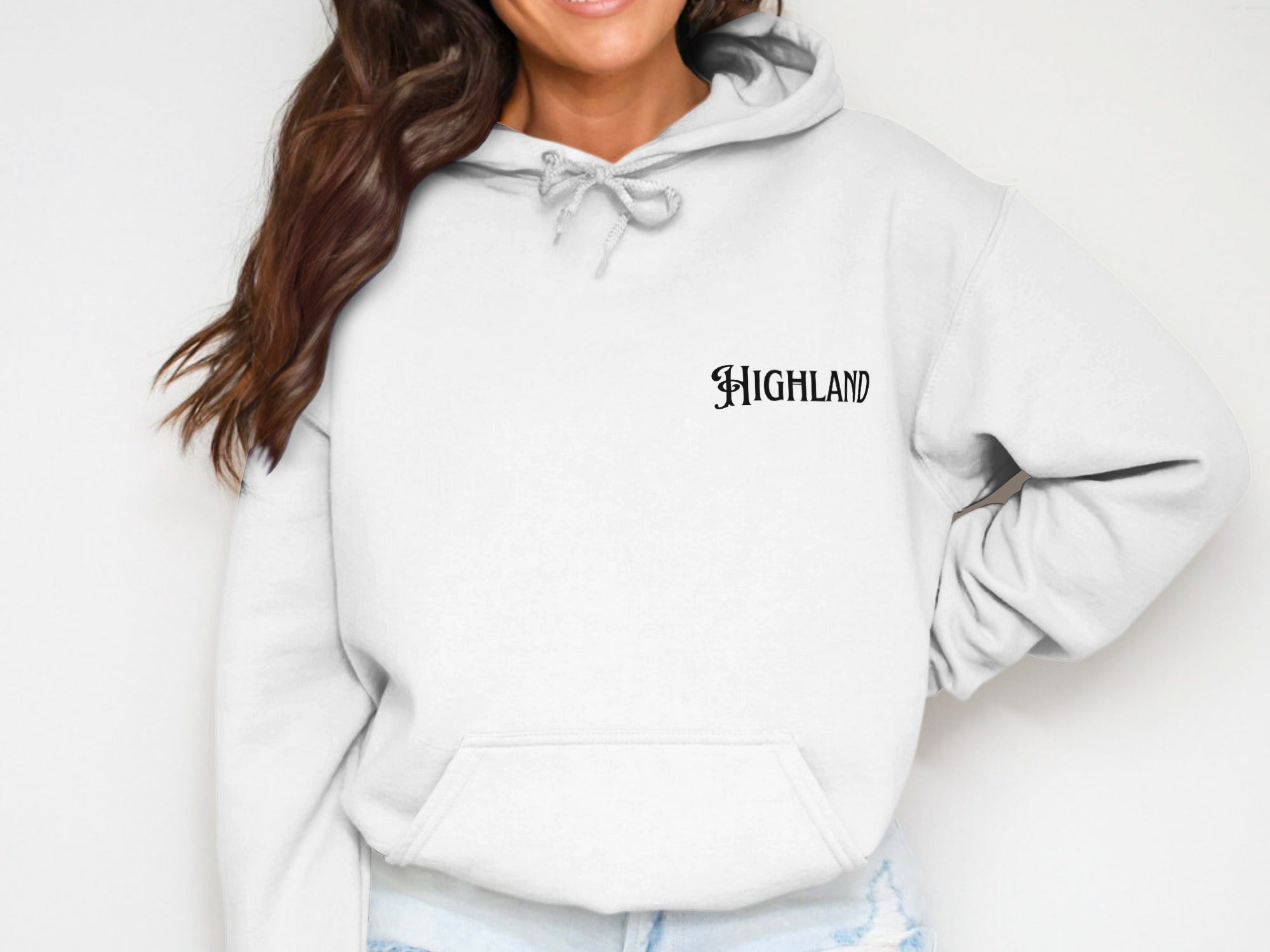 Highland Logo Comfortable Casual Hoodie Product