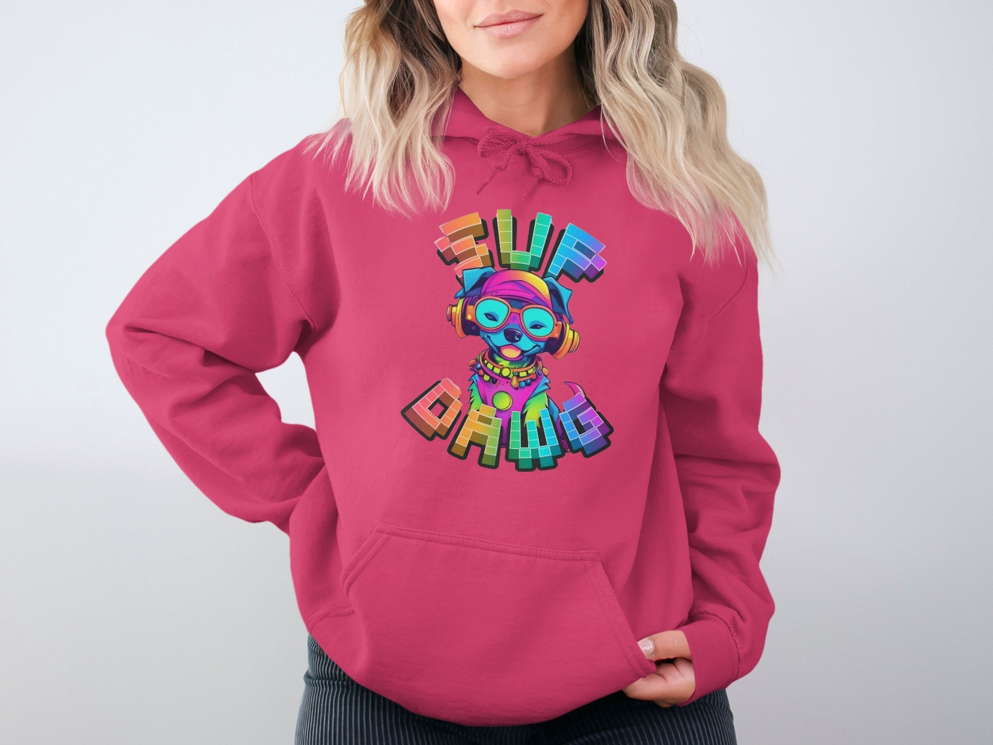 Sup Dawg Retro Style Graphic Hoodie product type