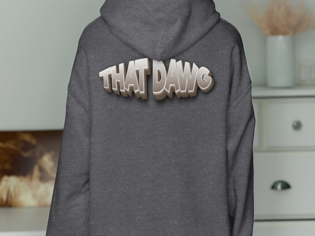 THAT DAWG Text Graphic Printed Hoodie product