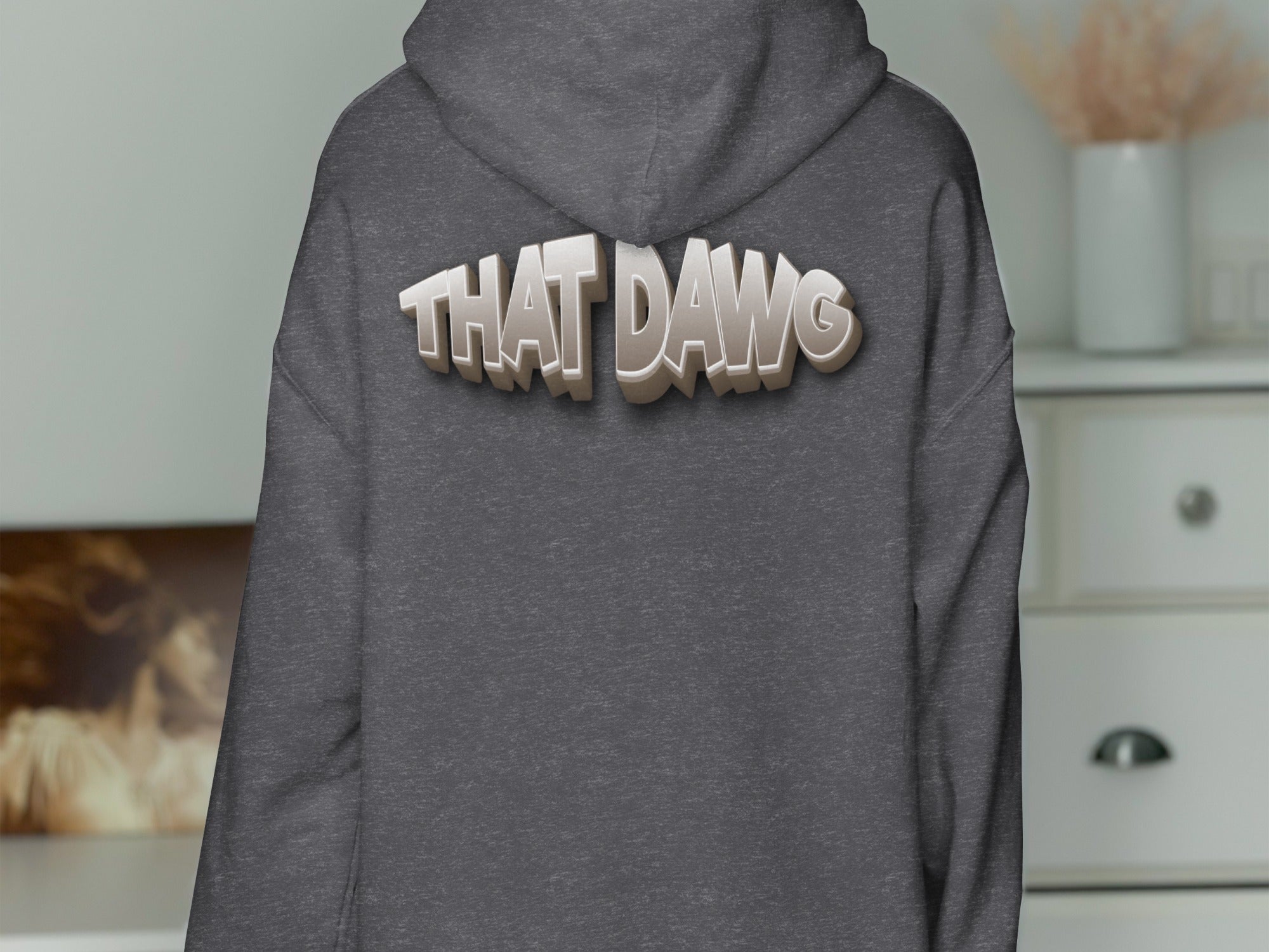 THAT DAWG Text Graphic Printed Hoodie product