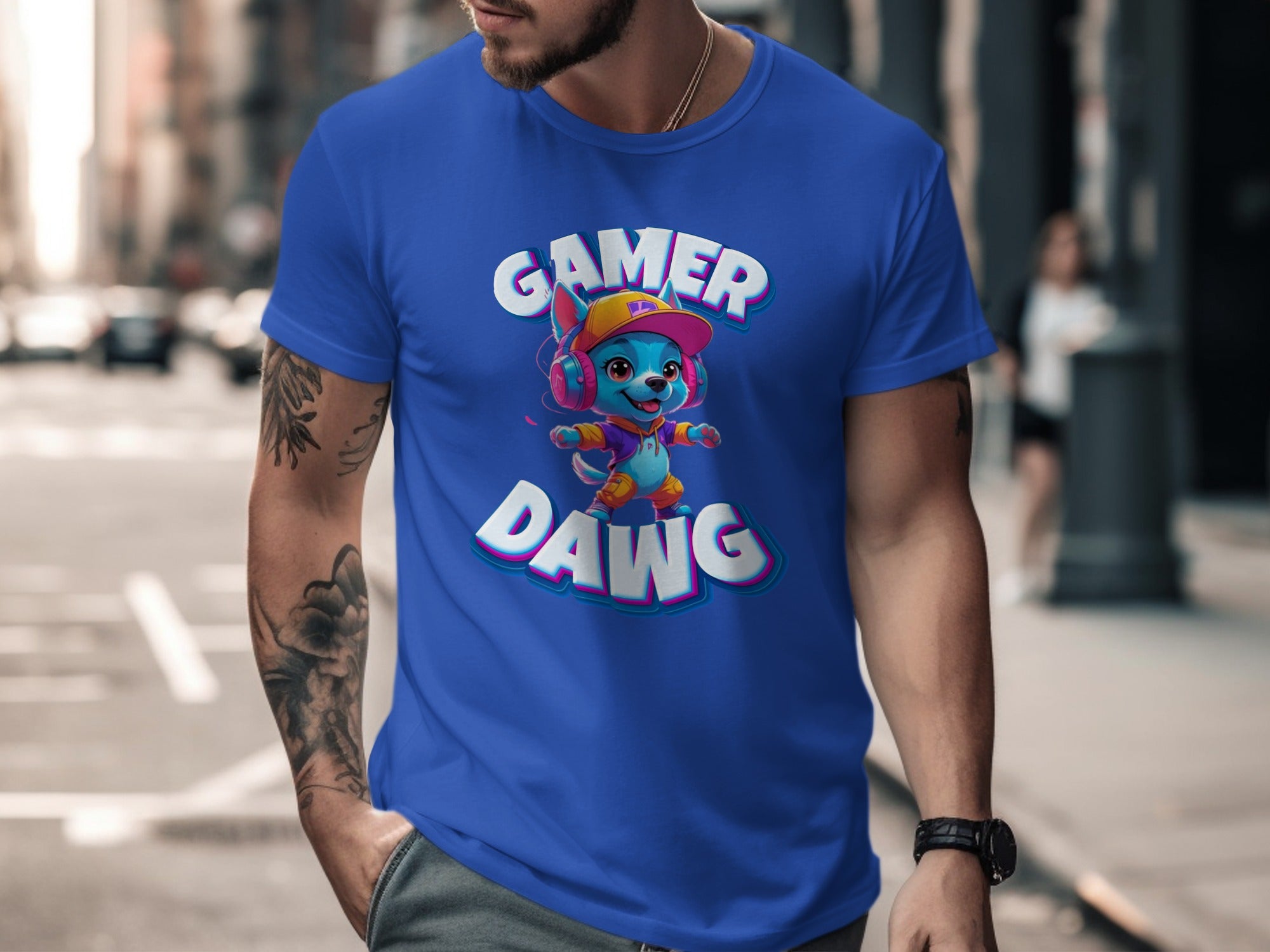 Gamer Dawg Graphic T-Shirt Casual Wear Product Type