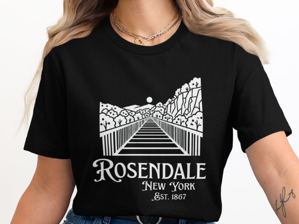 Rosendale New York Est 1867 Graphic Print Shirt