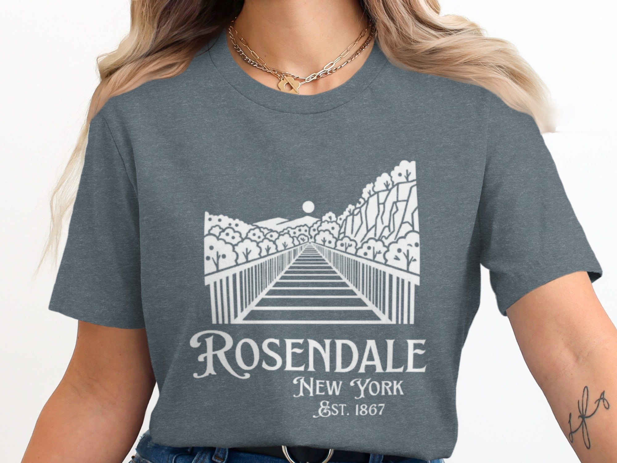 Rosendale New York Est 1867 Design Women's T-Shirt