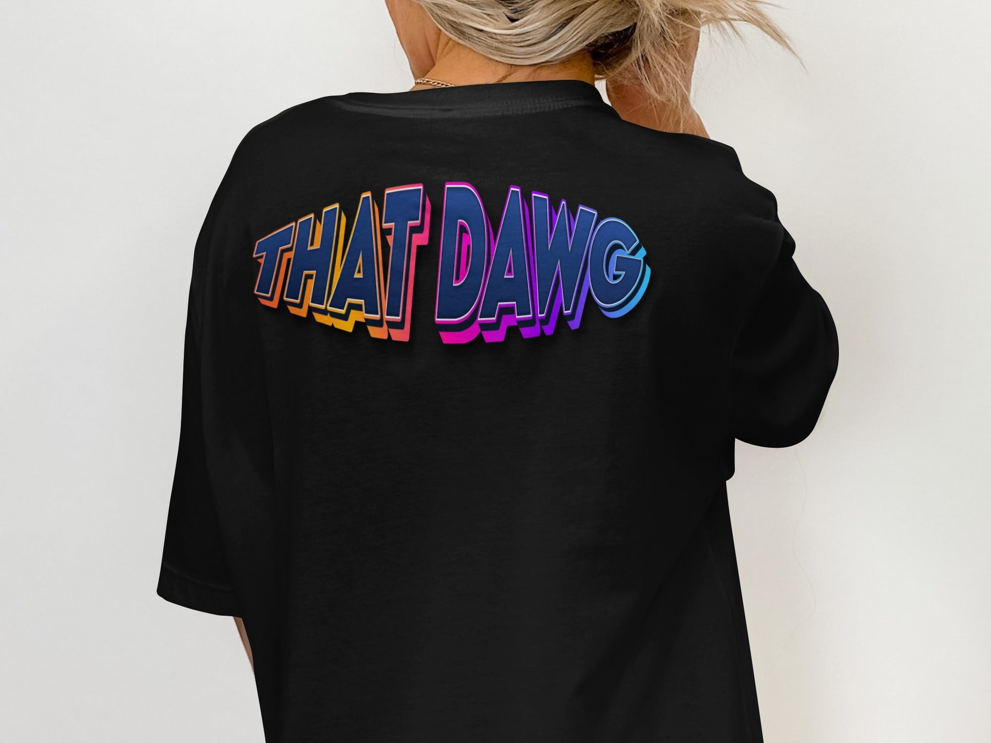 Colorful THAT DAWG Graphic Back Shirt product