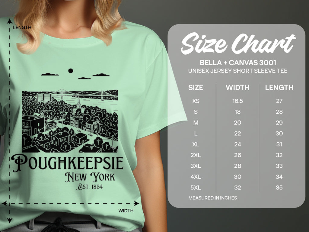 Poughkeepsie New York EST 1854 Unisex Jersey Short Sleeve Tee