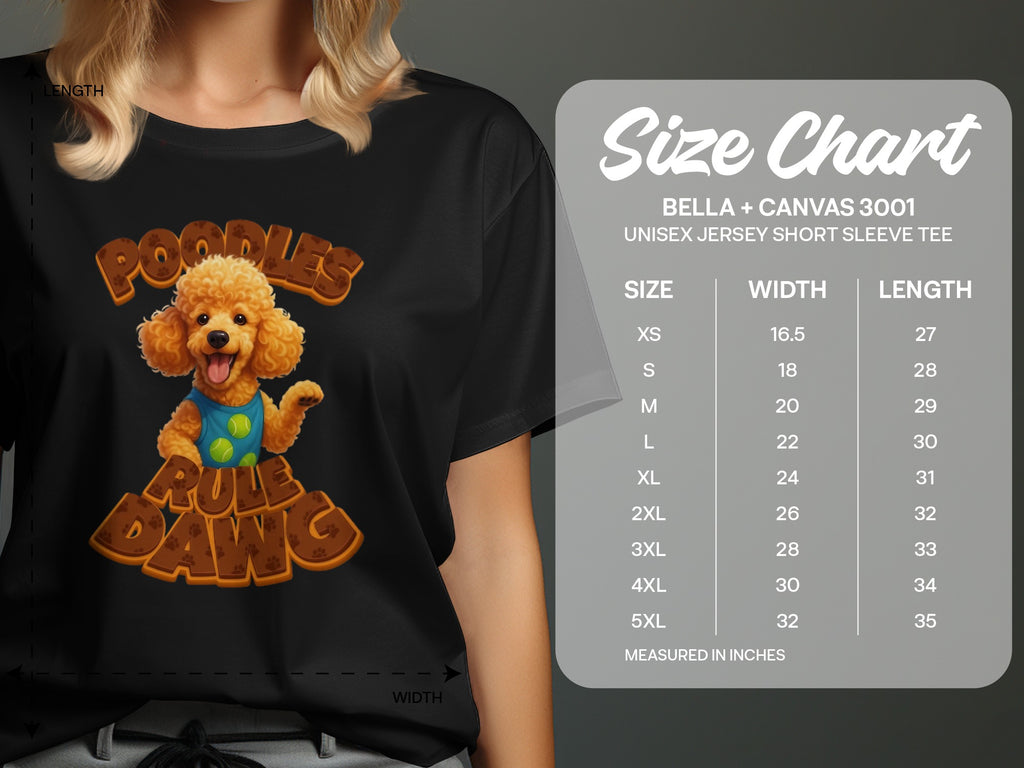 Poodles Rule Dawg Short Sleeve Tee
