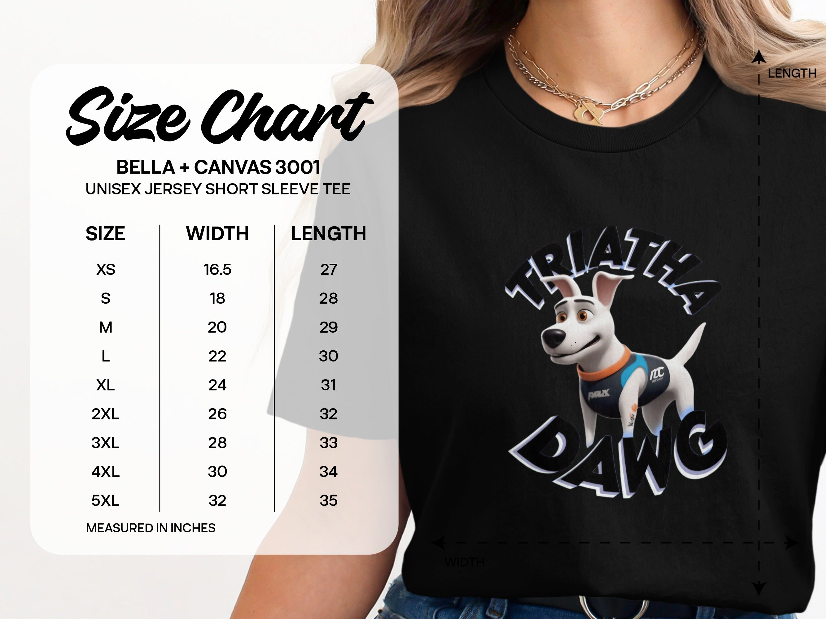 Triatha Dawg Design on Unisex Jersey Shirt