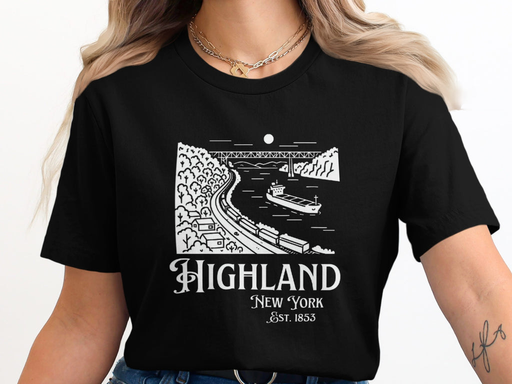Scenic Highland New York Est 1853 Graphic Tee