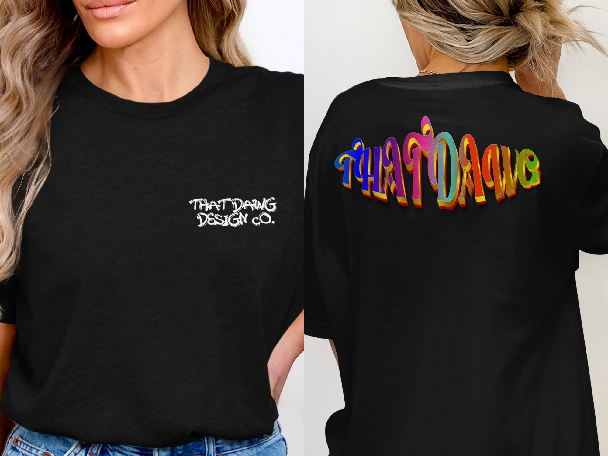 Vibrant Thattdawg Design Co Colorful Shirt product type