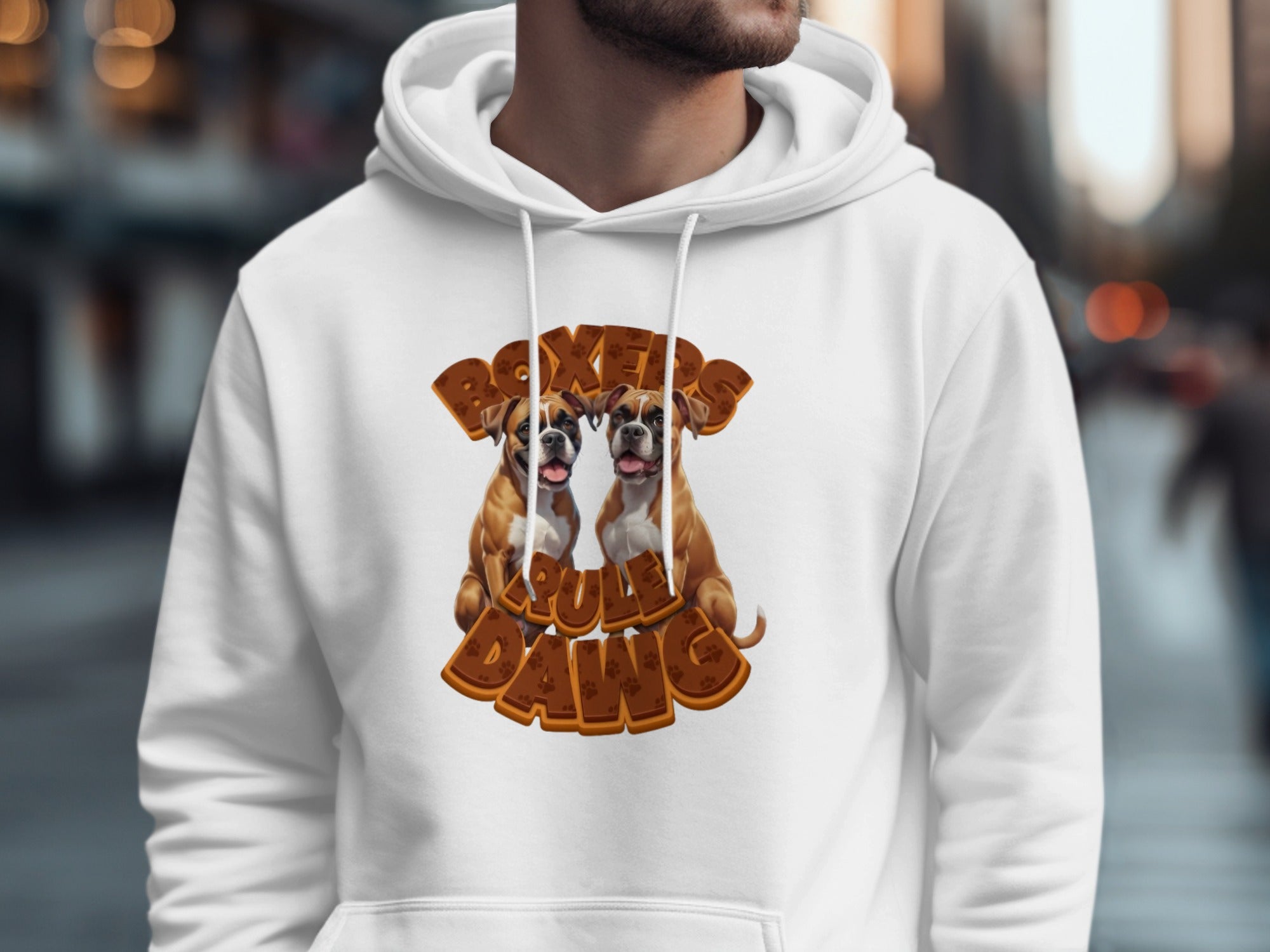 Boxers Rule Dawg Hoodie Perfect for Pet Lovers