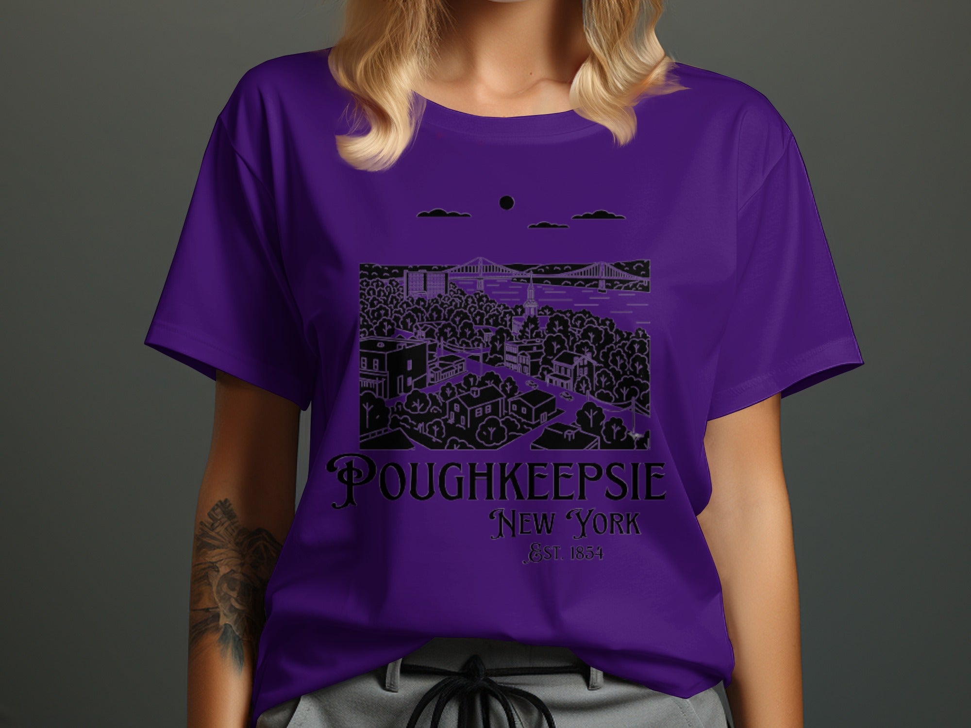 Poughkeepsie New York Est 1687 Graphic Tee