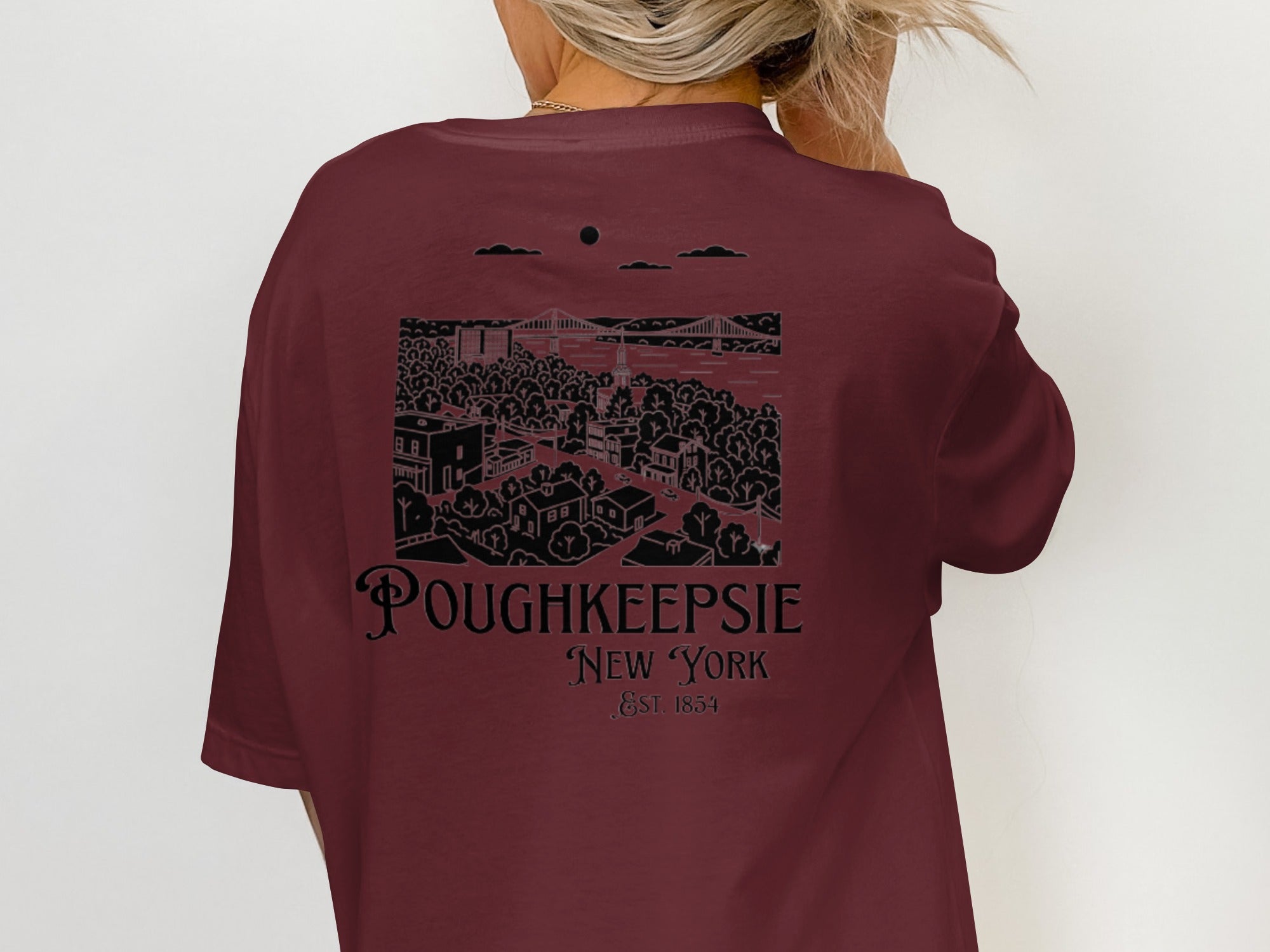 Poughkeepsie New York Est 1854 Graphic T-Shirt