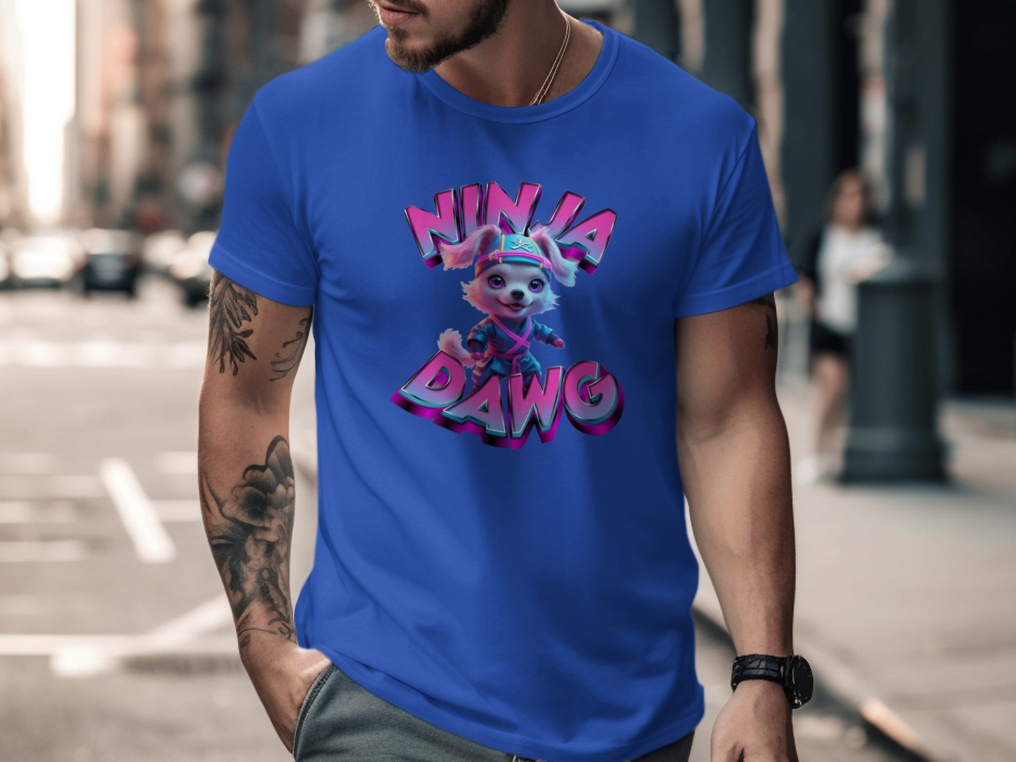 Ninja Dawg Graphic Tee for a Unique Style Statement product