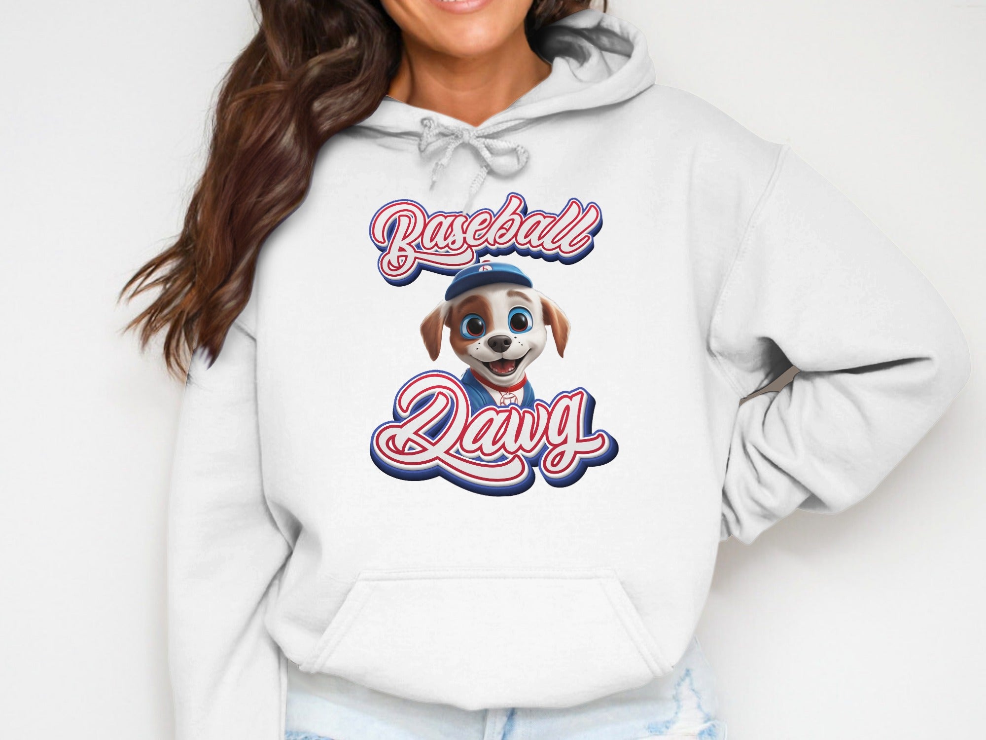 Baseball Dawg Graphic Hoodie product
