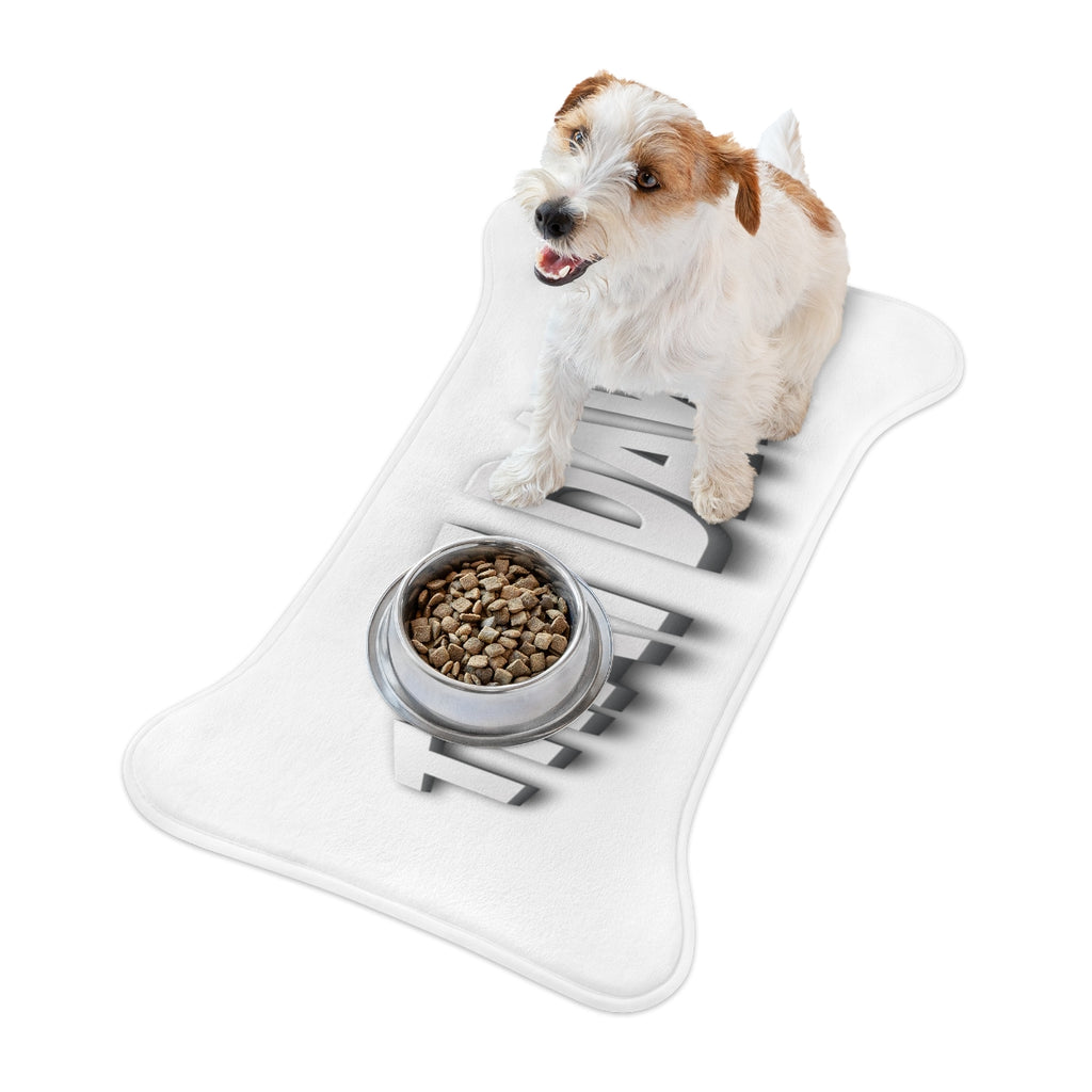 Personalized Dog Feeding Mat with Custom Pet Name