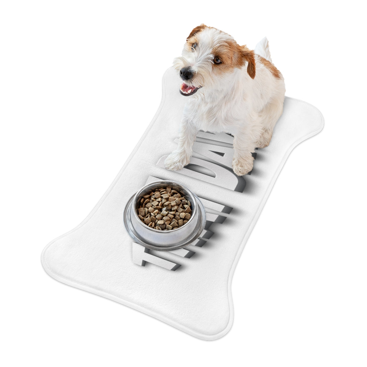 Personalized Dog Feeding Mat with Custom Pet Name