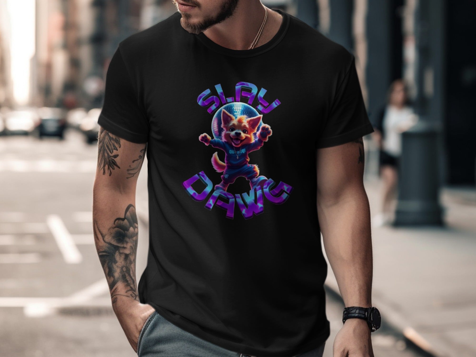 Slay Dawg Stylish Design Graphic T-Shirt product