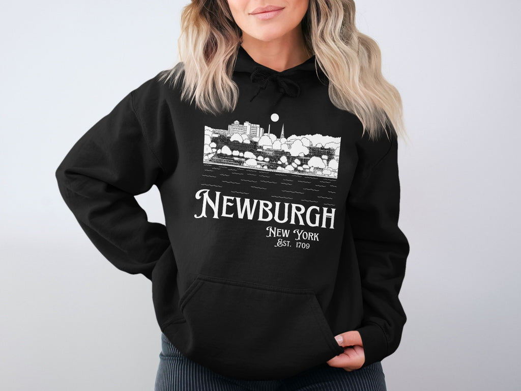Newburgh New York Est 1709 Graphic Hoodie