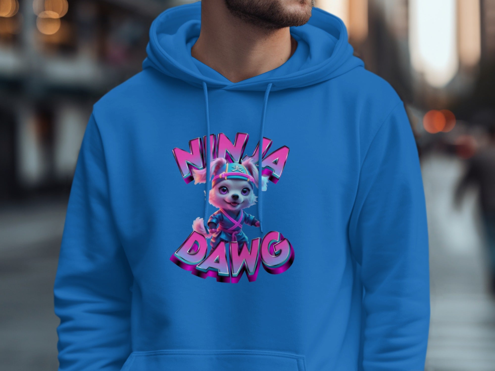 Ninja Dawg Graphic Printed Hoodie product