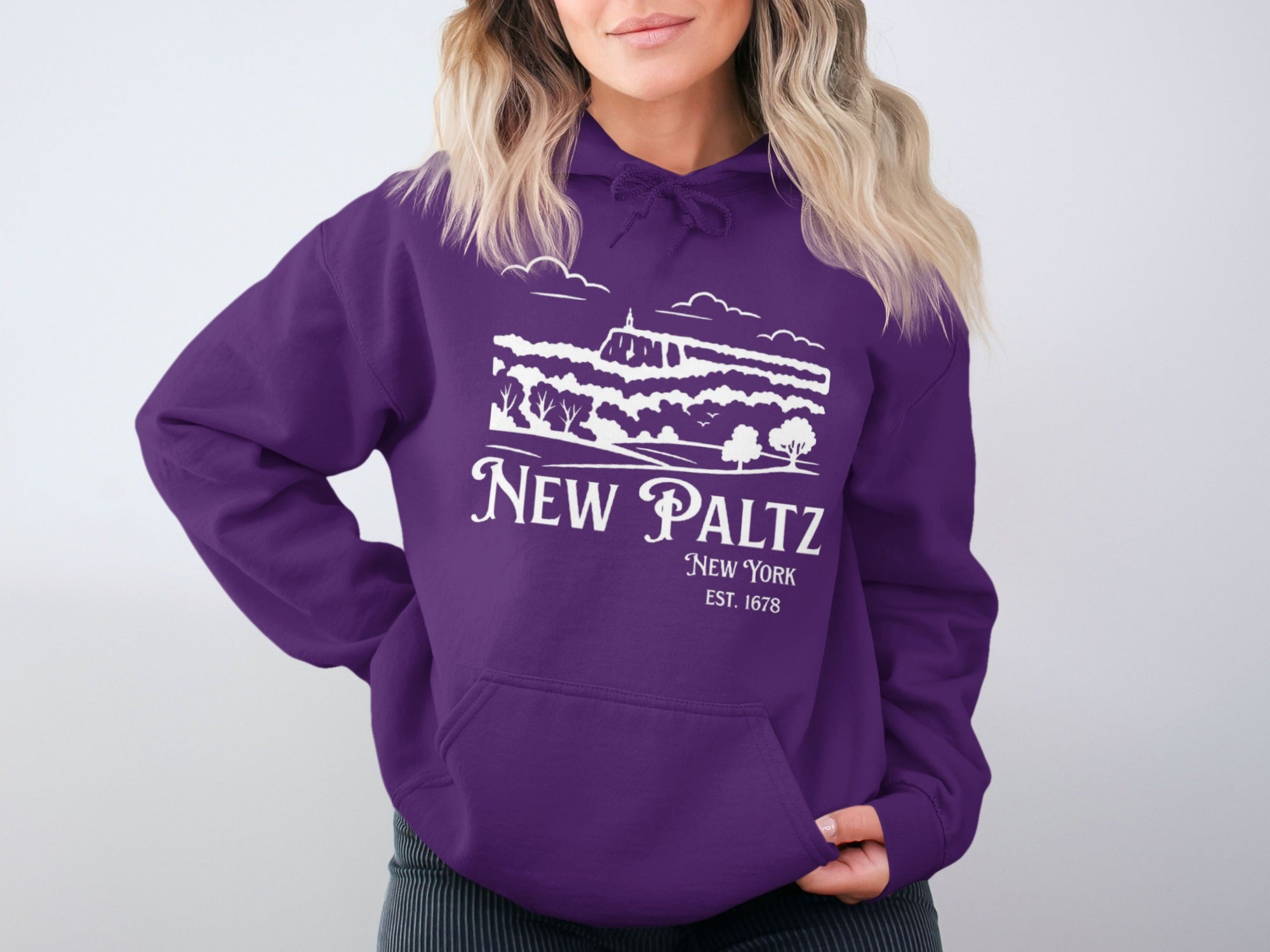 New Paltz New York Est 1678 Graphic Hoodie product