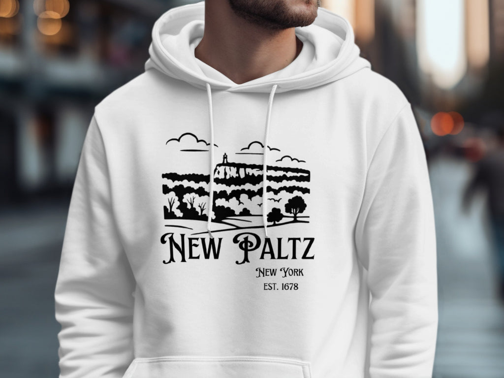 New Paltz New York EST 1678 Graphic Hoodie