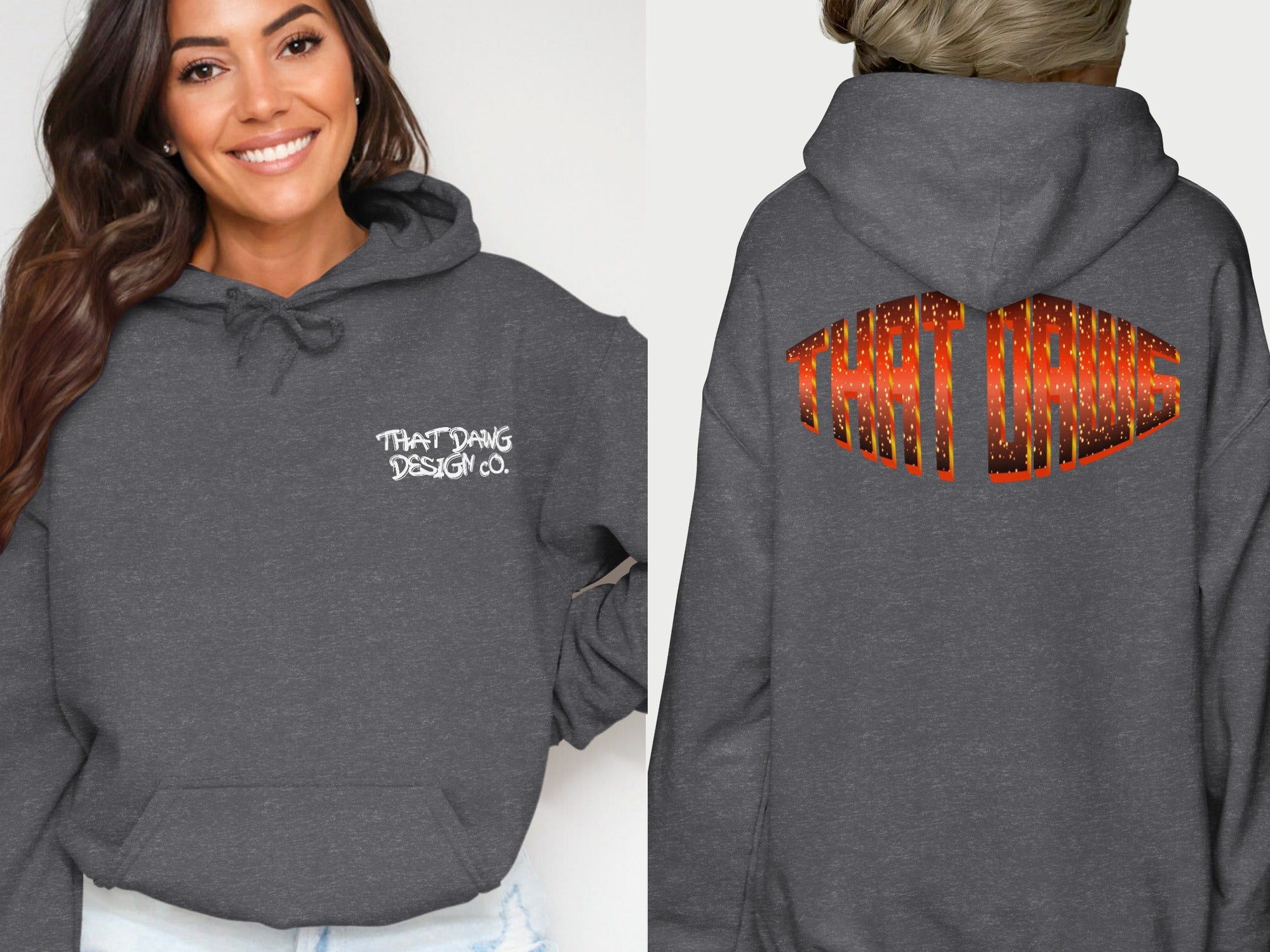 That Dang Design Co Graphic Hoodie Apparel Product