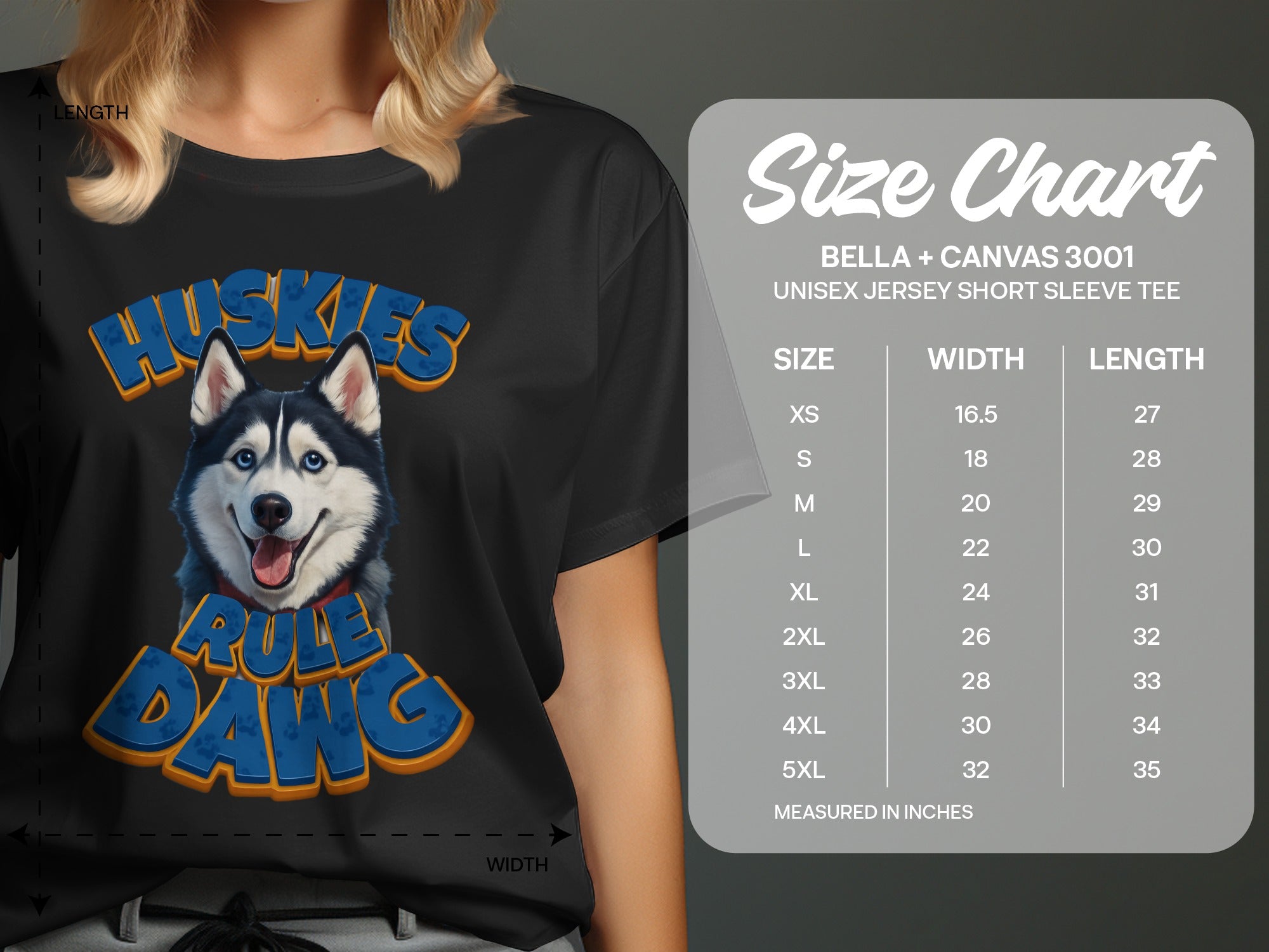 Huskies Rule Dawg Graphic Unisex Jersey Tee for Fans