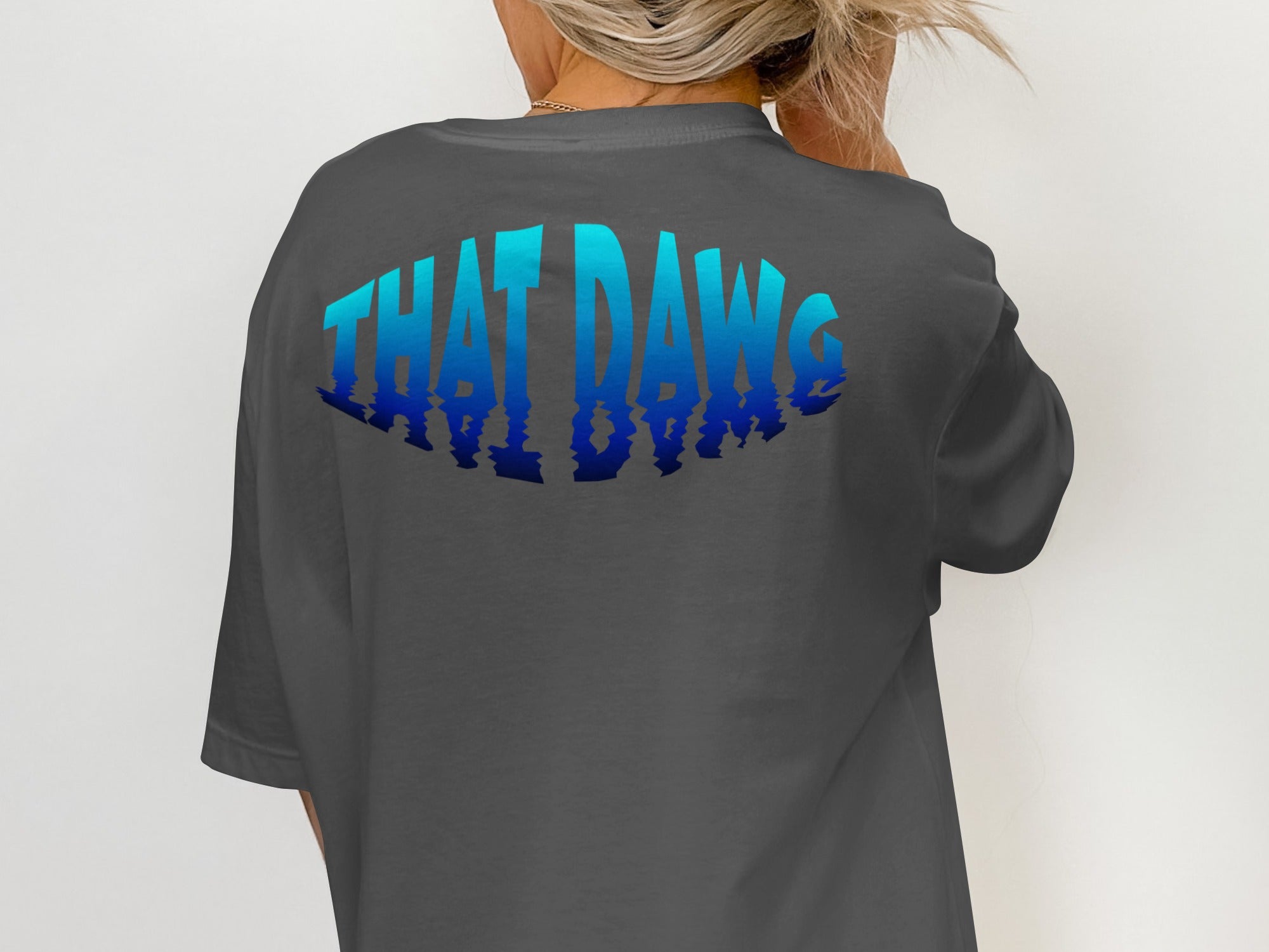THAT DAWG Graphic Printed Backside T-Shirt product type