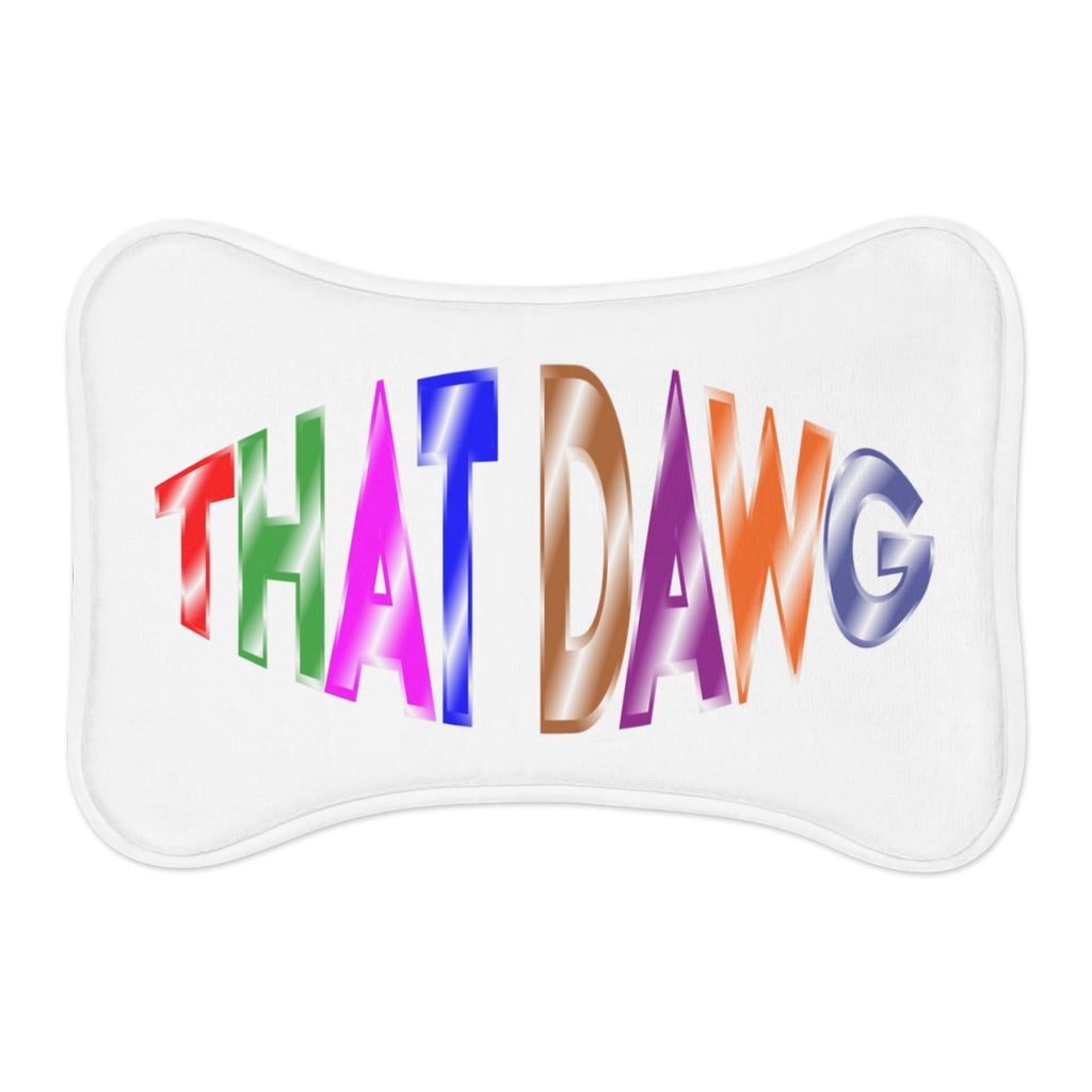 THAT DAWG Multicolor Graphic Pillow Cover