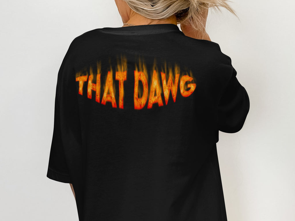 THAT DAWG Black Graphic Tee product type