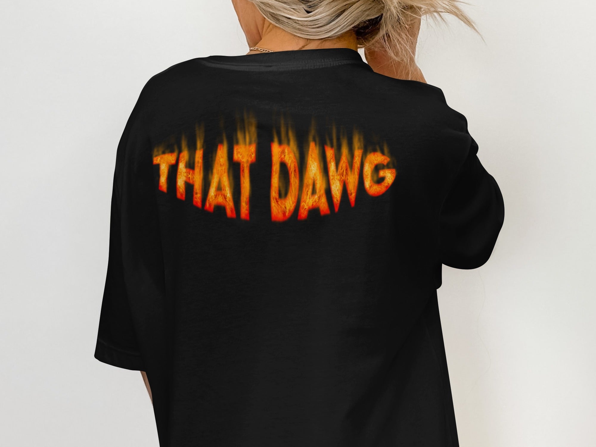 THAT DAWG Black Graphic Tee product type
