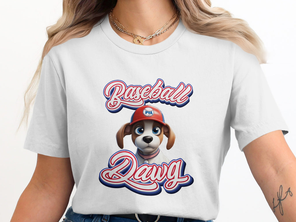 Graphic Baseball Dawg Print T-shirt product