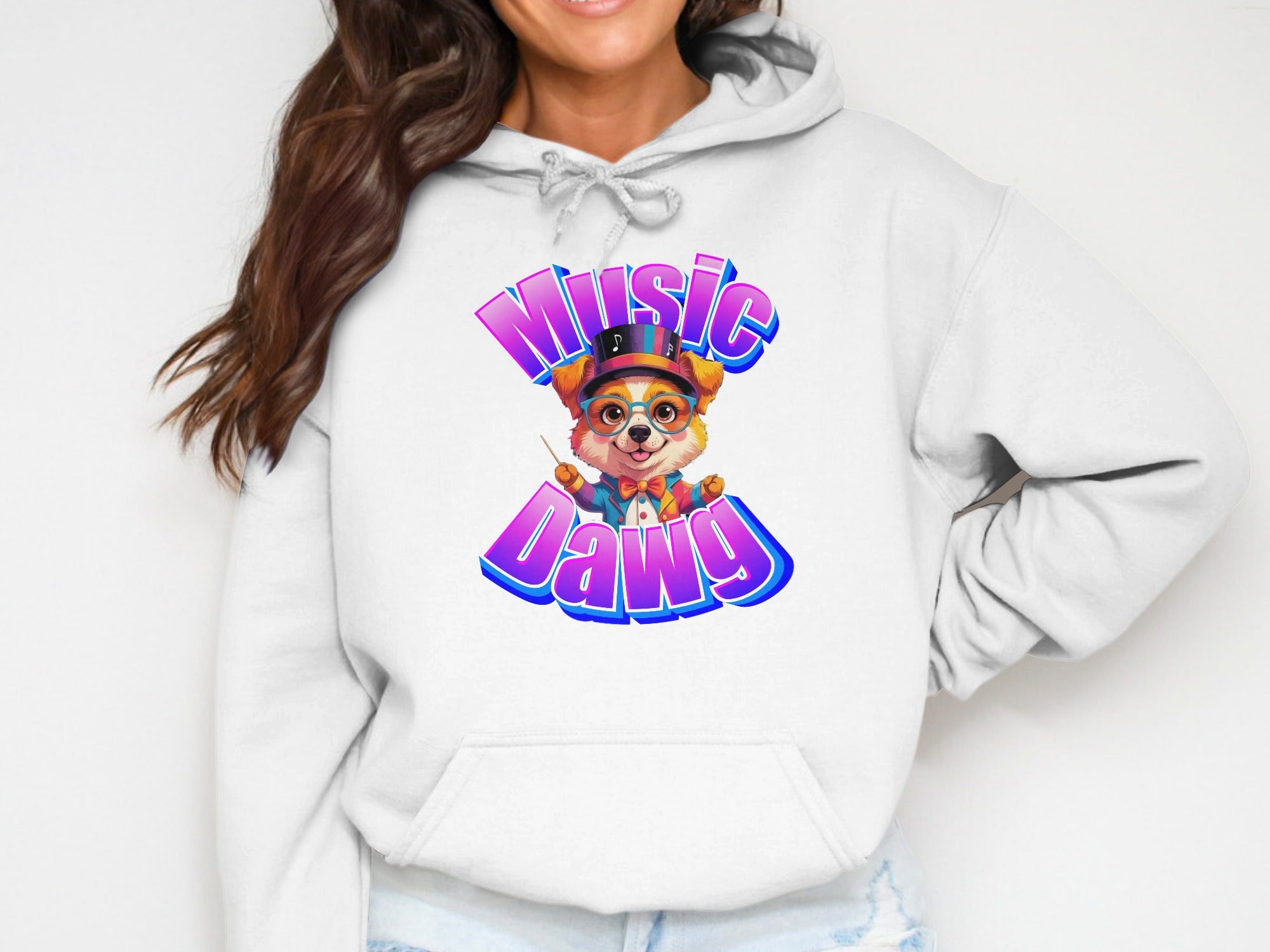 Colorful Music Dawg Hoodie Graphic Sweatshirt product type