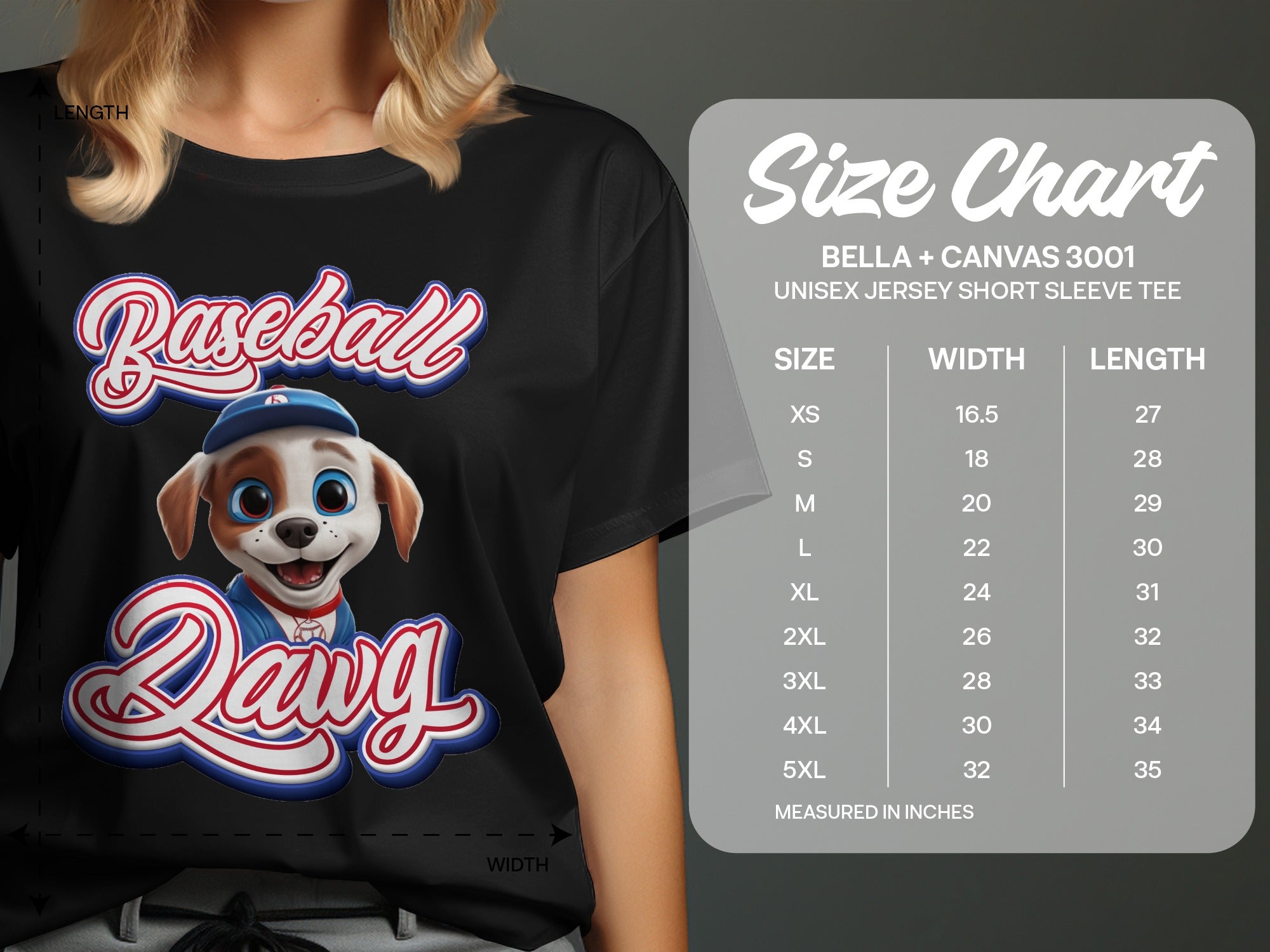 Baseball Dawg Design Short Sleeve Tee product type