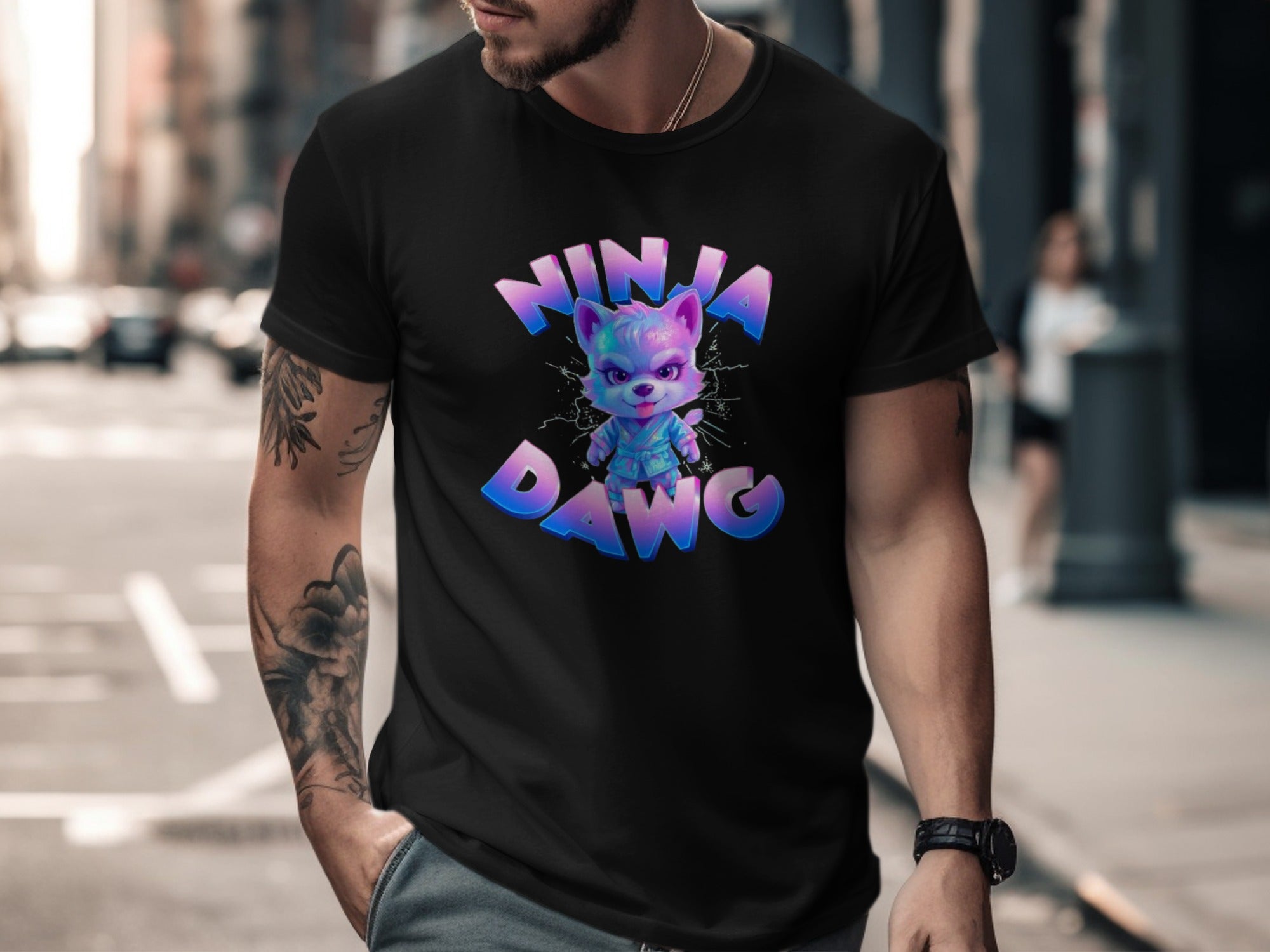 Ninja Dawg Graphic Tee Streetwear T-Shirt product