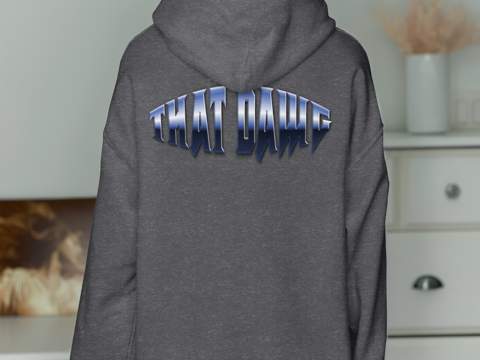 THAT DAWG Graphic on Grey Hoodie product type