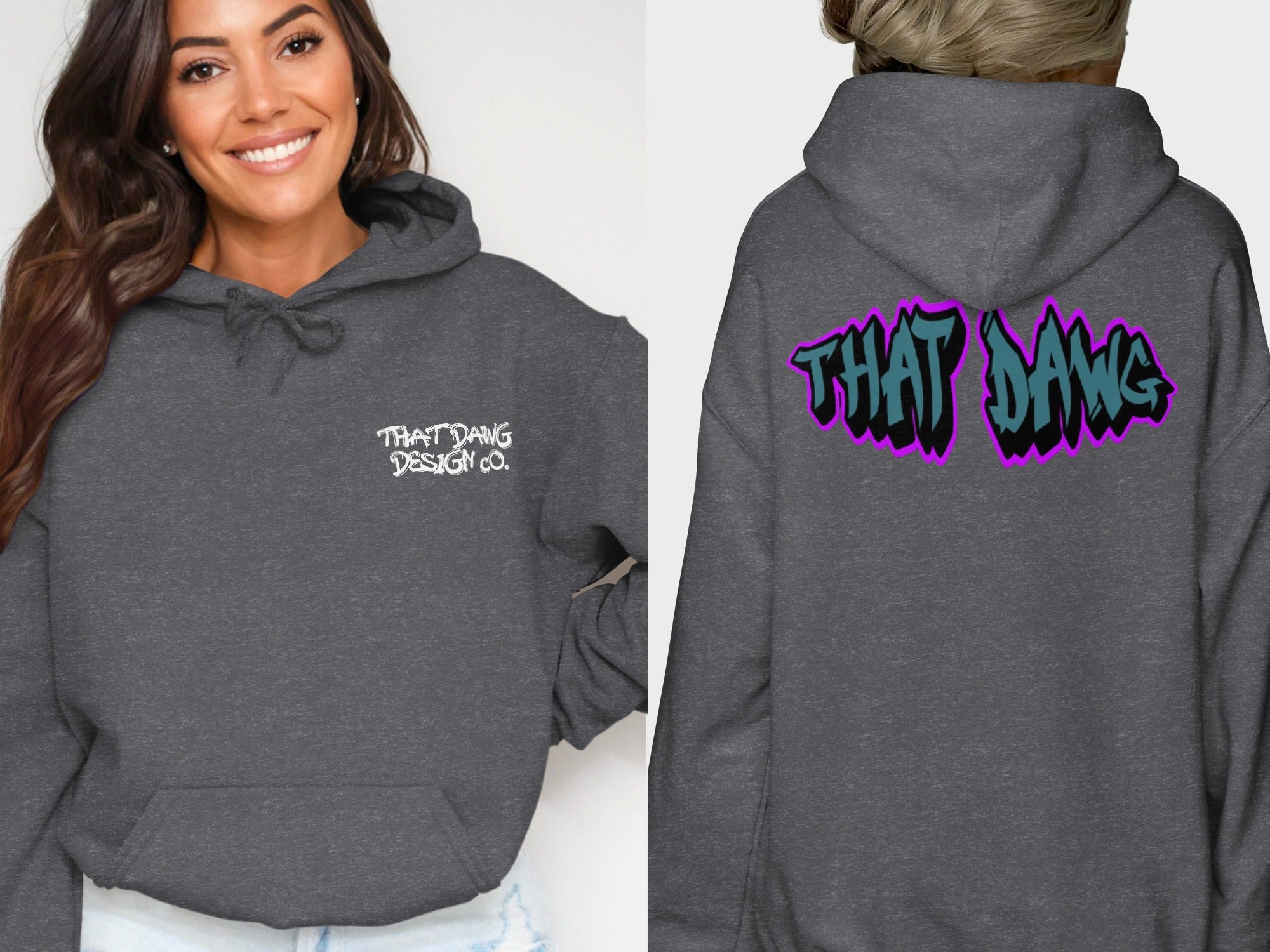 THAT DAWG DESIGN CO Hoodie with Bold Graphic Product Type