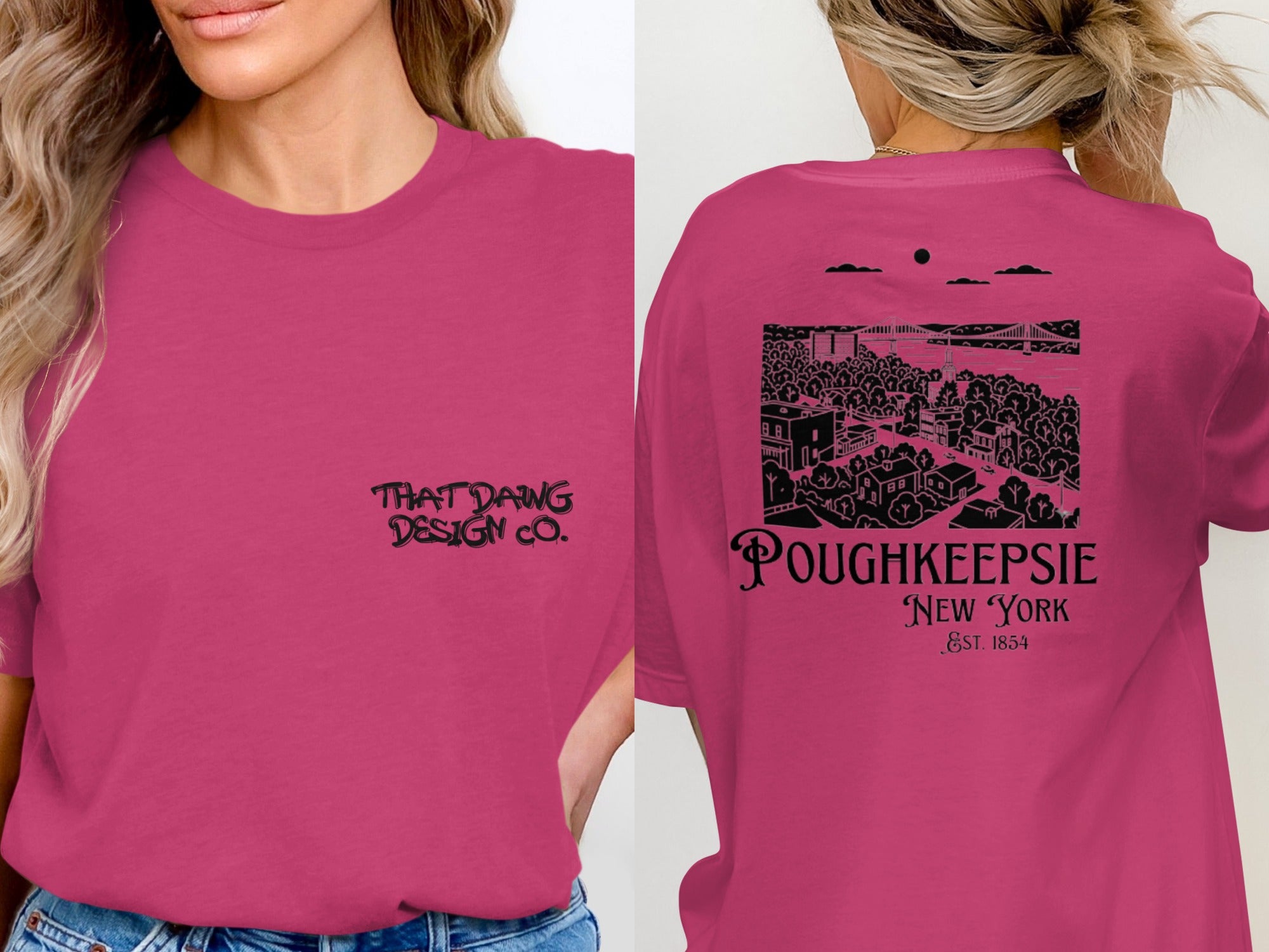 Poughkeepsie New York That Dang Design T-shirt